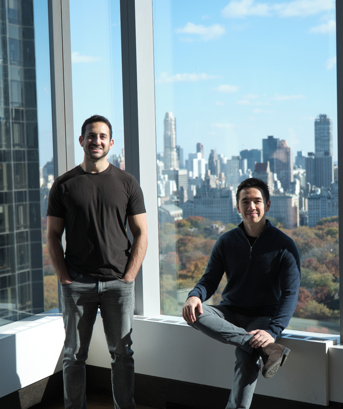 Charlie Serota and Henry Jefferies, co-founders of Recur, in New York